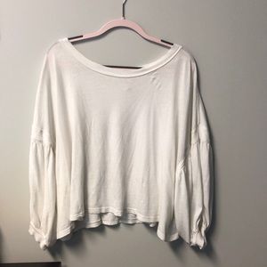 Free People white long sleeve
